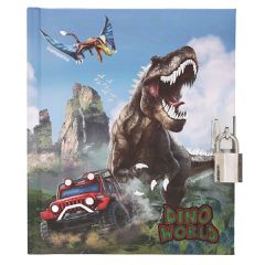 Dino World - Diary With Padlock (0413997) / Toys