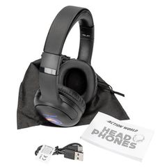 Dino World - Action World Headphone - Black-thumb-2