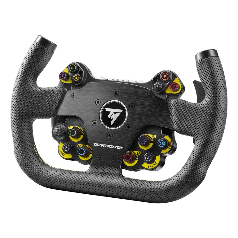 Thrustmaster - EVO Racing 31U Leather - Kryptonite Yellow - 12.2 inches / PC