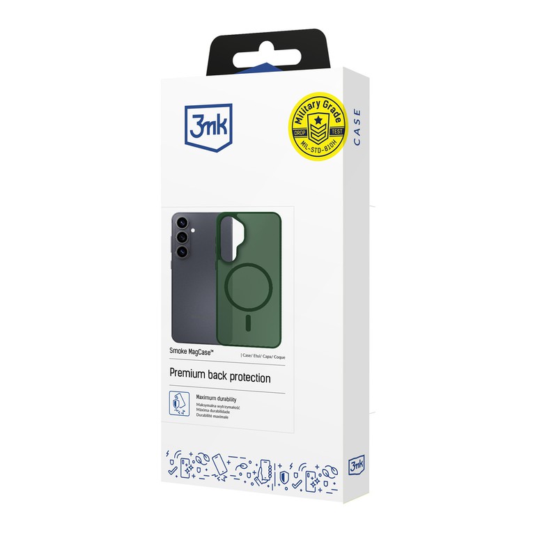 3mk Smoke MagCase for iPhone 17 Pro Max - Green