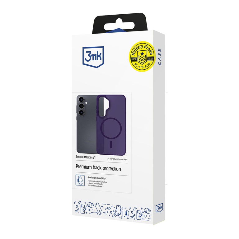 3mk Smoke MagCase for iPhone 16 Pro - Purple