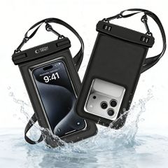 Tech-Protect UWC7 Waterproof Case 6.9" - Black-thumb-1