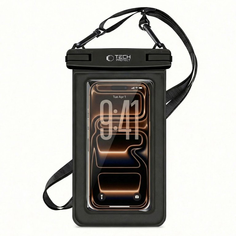 Tech-Protect UWC7 Waterproof Case 6.9" - Black