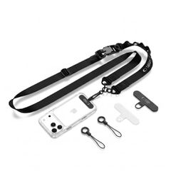Tech-Protect C9S Rope Crossbody Phone Lanyard - Black