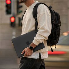 Tech-Protect Softshell Case for MacBook Neo 13" 2026 - Matte Black-thumb-4
