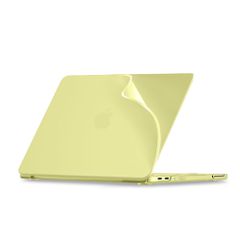 Tech-Protect Softshell case for MacBook Neo 13 2026 - matte yellow-thumb-1