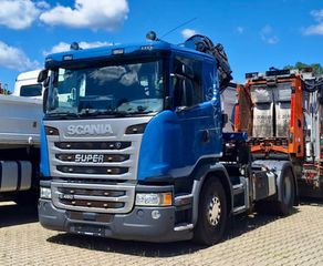 Ανατροπή + Γερανός Scania 2014 G450 ATLAS 240.2Ε EURO 6