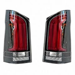 Πισινά Φανάρια Set Για Mercedes-Benz Vito W447 14+ Look W448 Full Led Bar & Led Signal Dynamic ΜαύροCrystal Carner