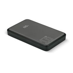 Powerbank 10 000mAh, 1x USB, 2x USB-C, 20W, QC4+, LCD screen, black