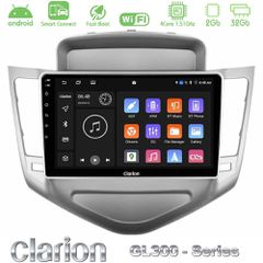 Clarion GL300 Series 4Core Android ClarionOS 2+32GB Chevrolet Cruze 2009-2012 Navigation Multimedia Tablet 9" Με Carplay & Android Auto