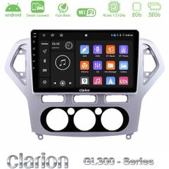 Clarion GL300 Series 4Core Android ClarionOS 2+32GB Ford Mondeo 2007-2010 Manual A/C Navigation Multimedia Tablet 10" Με Carplay & Android Auto