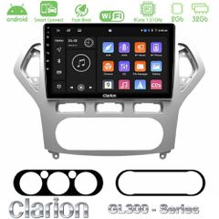 Clarion GL300 Series 4Core Android ClarionOS 2+32GB Ford Mondeo 2007-2010 AUTO A/C Navigation Multimedia Tablet 10" Με Carplay & Android Auto