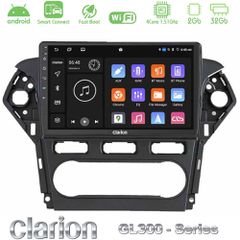 Clarion GL300 Series 4Core Android ClarionOS 2+32GB Ford Mondeo 2011-2014 Navigation Multimedia Tablet 10" Με Carplay & Android Auto