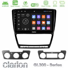 Clarion GL300 Series 4Core Android ClarionOS 2+32GB Skoda Octavia 5 Navigation Multimedia Tablet 10" Με Carplay & Android Auto