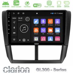 Clarion GL300 Series 4Core Android ClarionOS 2+32GB Subaru Forester Navigation Multimedia Tablet 9" Με Carplay & Android Auto
