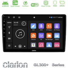 Clarion GL300+ Series 4Core Android ClarionOS 4+64GB Navigation Multimedia Tablet 9" Με Carplay & Android Auto