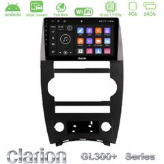 Clarion GL300+ Series 4Core Android ClarionOS 4+64GB Jeep Commander 2007-2008 Navigation Multimedia Tablet 9"