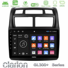 Clarion GL300+ Series 4Core Android ClarionOS 4+64GB Kia Sportage 2008-2011 Navigation Multimedia Tablet 9"
