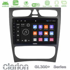 Clarion GL300+ Series 4Core Android ClarionOS 4+64GB Mercedes C Class (W203) Navigation Multimedia Tablet 9"