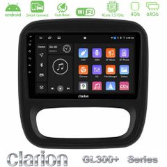 Clarion GL300+ Series 4Core Android ClarionOS 4+64GB Renault/Nissan/Opel/Fiat Navigation Multimedia Tablet 9"