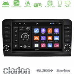 Clarion GL300+ Series 4Core Android ClarionOS 4+64GB Mercedes ML/GL Class W164 2006-2011 Navigation Multimedia Tablet 9" (OEM Look)