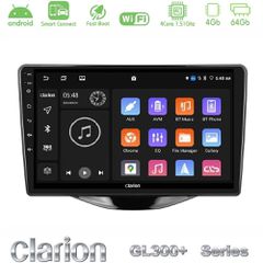 Clarion GL300+ Series 4Core Android ClarionOS 4+64GB Toyota Aygo | Citroen C1 | Peugeot 108 Navigation Multimedia Tablet 9"