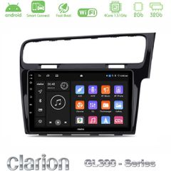 Clarion GL300 Series 4Core Android ClarionOS 2+32GB VW GOLF 7 RHD Navigation Multimedia Tablet 10" Με Carplay & Android Auto