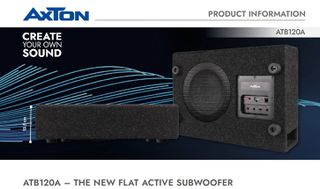 AXTON ATB120A flat bass reflex active subwoofer-thumb-1