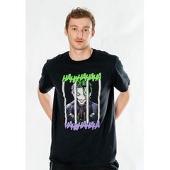DC Comics T-Shirt The Joker Anime Smile Size XXL