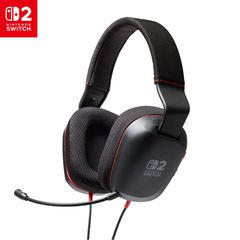 PowerA - Wired Stereo Headset for Nintendo Switch 2 - Black / Nintendo Switch 2