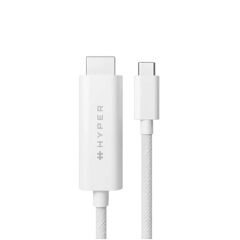 Hyper - 4K USB-C to HDMI Cable - White / Electronics-thumb-4