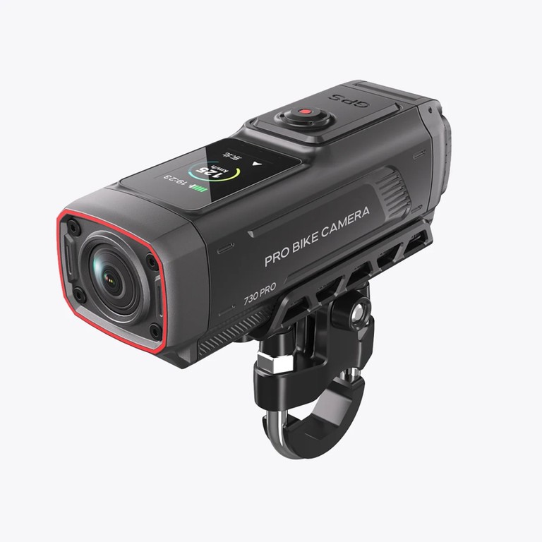 AKEEYO 730Pro 4K Handlebar Video Recorder Sports Camera for Bikes and Motorcycles - Black