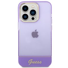 Etui Guess Translucent na iPhone 14 Pro Max - fioletowe-thumb-2