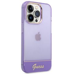 Etui Guess Translucent na iPhone 14 Pro Max - fioletowe-thumb-3