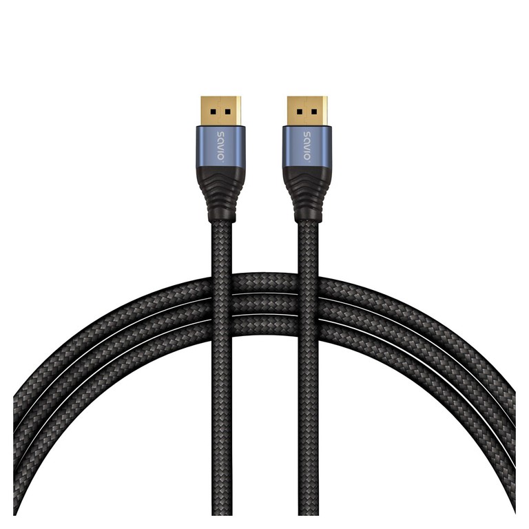 Savio CL-211 DisplayPort cable 3 m Black