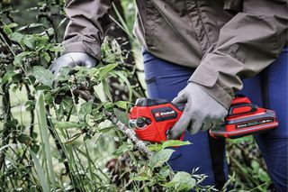 Einhell GP-LS 18/28 Li T BL-Solo pruning shears Bypass Black, Red-thumb-1
