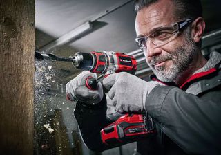 Einhell TP-CD 18/80 Li BL-Solo Keyless 1.41 kg Black, Red-thumb-1