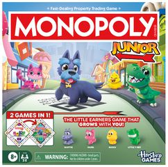 Hasbro gaming - Monopoly Junior 2 In 1 Refresh DK/NO (G1856189) / Toys