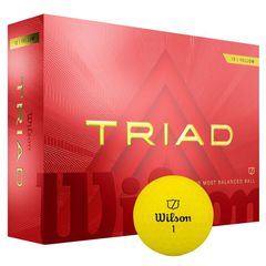 Wilson - Triad Golf Ball Yellow 12-balls / Sport and Outdoor