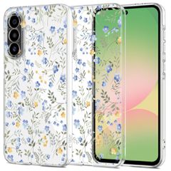 Tech-Protect FlexAir Case for Samsung Galaxy A27 - Transparent Floral