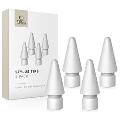Tech-Protect Stylus Tips for Apple Pencil 4-Pack - White