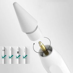 Tech-Protect Stylus Tips for Apple Pencil 4-Pack - White-thumb-3