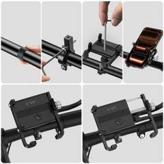 Tech-Protect V5 Handlebar Mount - Black-thumb-4