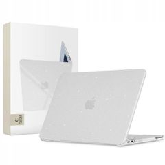 Tech-Protect SmartShell Case for MacBook Neo 13" 2026 - Clear-Glitter-thumb-0