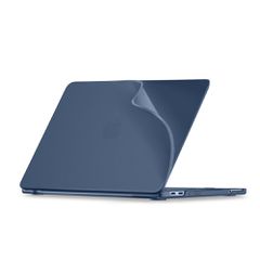 Tech-Protect Softshell Case for MacBook Neo 13" 2026 - Navy Blue-thumb-1