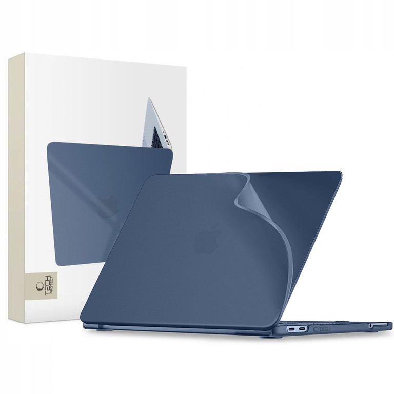 Tech-Protect Softshell Case for MacBook Neo 13" 2026 - Navy Blue