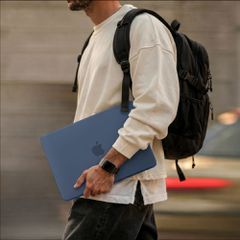 Tech-Protect Softshell Case for MacBook Neo 13" 2026 - Navy Blue-thumb-4