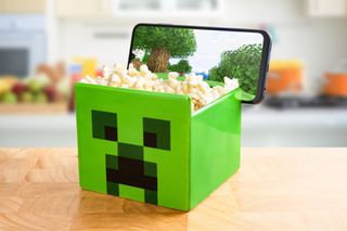 PP MINECRAFT CREEPER STREAMING SNACK BOWL-thumb-4