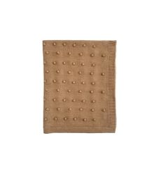Ooh Noo - Popcorn Baby Blanket - Caramel - 75x95 cm / Baby and Children