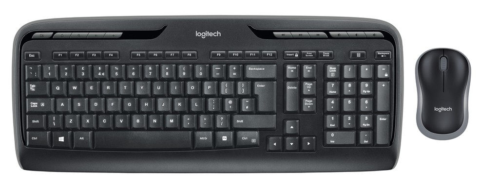 Logitech - Wireless Combo MK330 Mouse + Keyboard - Nordic Layout / Computers